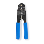 Nedis Crimp Tang | CAT5e / CAT6 / CAT6a | Klipper / Plier / Stripping | ABS / Stål | Blå