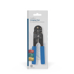 Nedis Crimp Tang | CAT5e / CAT6 / CAT6a | Klipper / Plier / Stripping | ABS / Stål | Blå