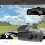 Nedis Dash Cam | 1080p@30fps | 2 MPixel | Wi-Fi | Ingen skærm | Natudsigt | Sort