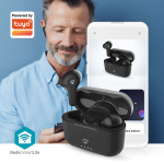 Nedis Fuldt Trådløse hovedtelefoner | Hybrid (ENC + ANC) | Bluetooth® | Maksimal batteritid: 36 timer | Touch Control | Opladningsholder | Trådløs opladningsetui | Indbygget mikrofon | Understøtter stemmestyring | Sort Nedis Fuldt Trådløse hovedtelefoner | Hybrid (ENC + ANC) | Bluetooth® | Maksimal batteritid: 36 timer | Touch Control | Opladningsholder | Trådløs opladningsetui | Indbygget mikrofon | Understøtter stemmestyring | Sort