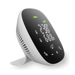Nedis SmartLife-luftkvalitetsmåler | Wi-Fi | Inkl. Skærm | Fugtighed / Kuldioxid (CO2) / Temperatur | Android™ / IOS | Hvid / Sort Nedis SmartLife-luftkvalitetsmåler | Wi-Fi | Inkl. Skærm | Fugtighed / Kuldioxid (CO2) / Temperatur | Android™ / IOS | Hvid / Sort