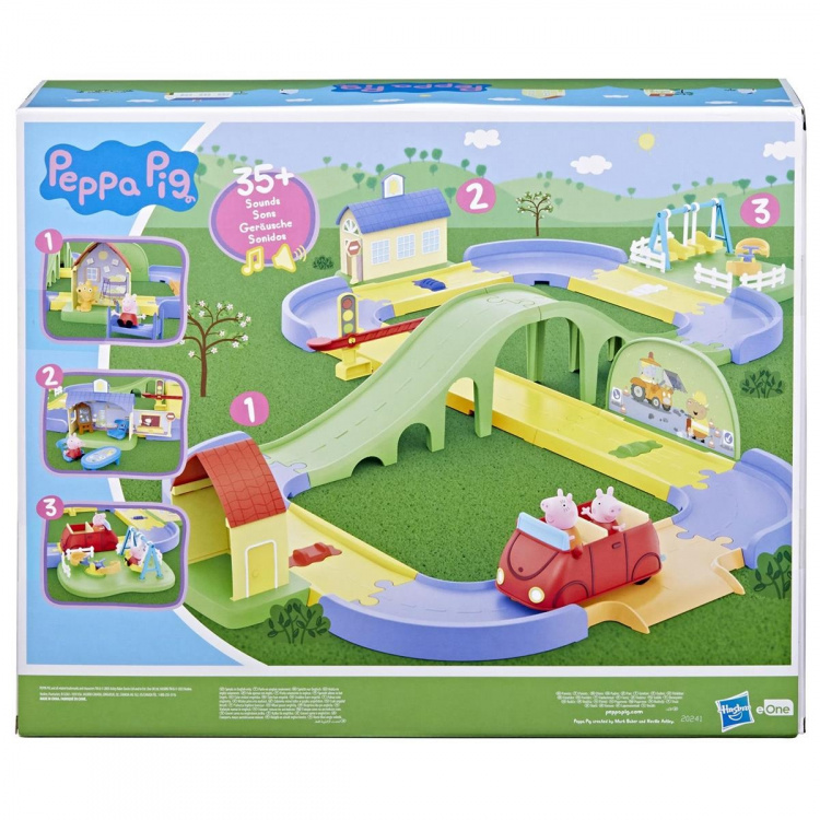 Hasbro Peppa Pig rundt omkring i Peppas by