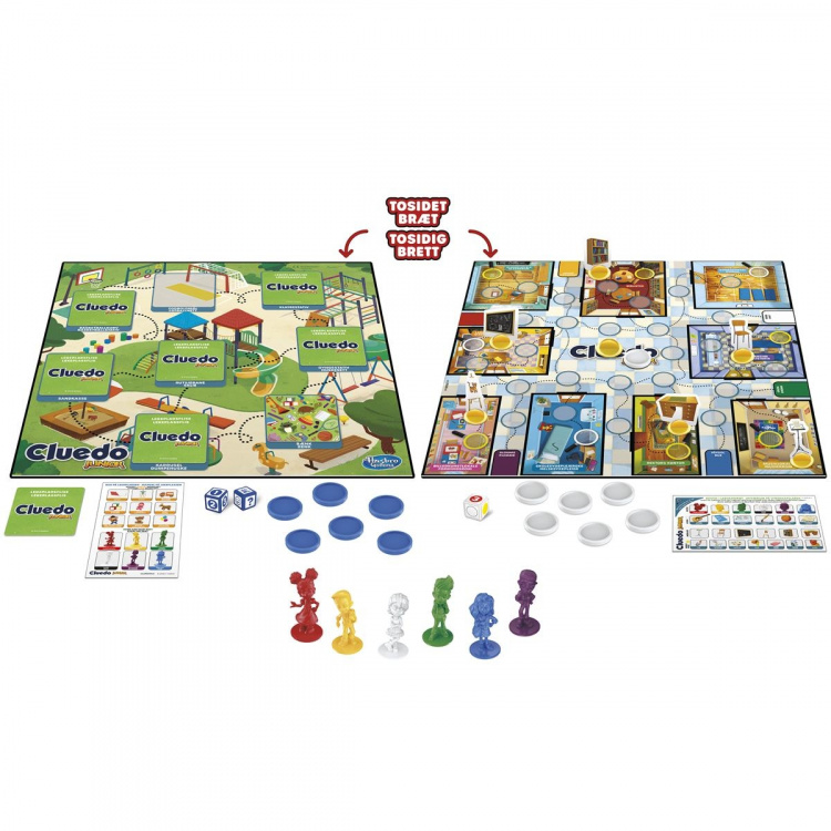 Hasbro Cluedo Junior 2 spil i 1 (DK/NO)