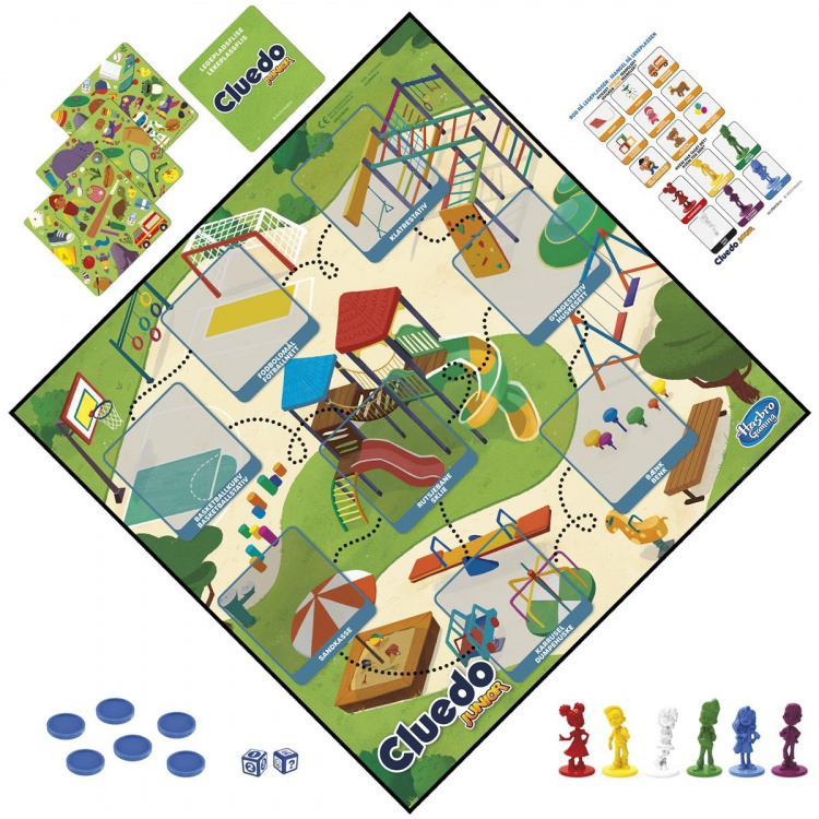 Hasbro Cluedo Junior 2 spil i 1 (DK/NO)