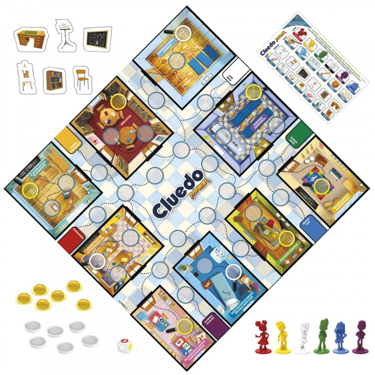 Hasbro Cluedo Junior 2 spil i 1 (DK/NO)