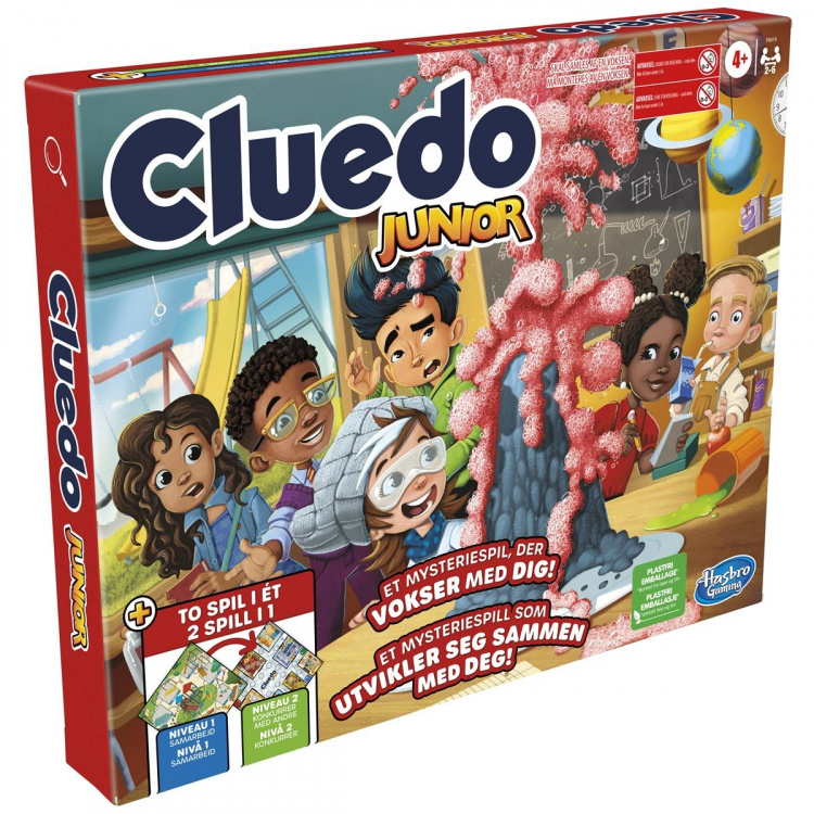 Hasbro Cluedo Junior 2 spil i 1 (DK/NO)