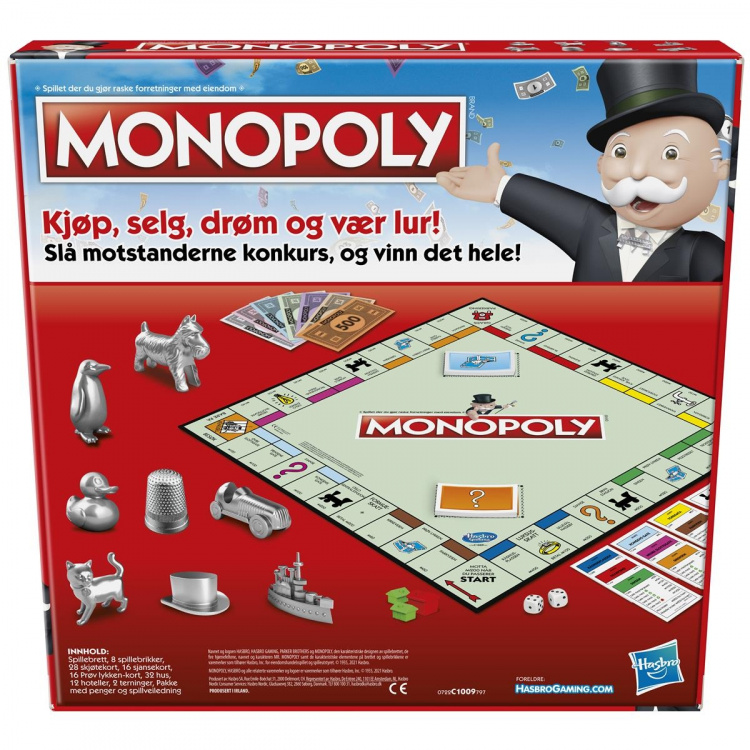 Hasbro Monopoly Classic (NO)