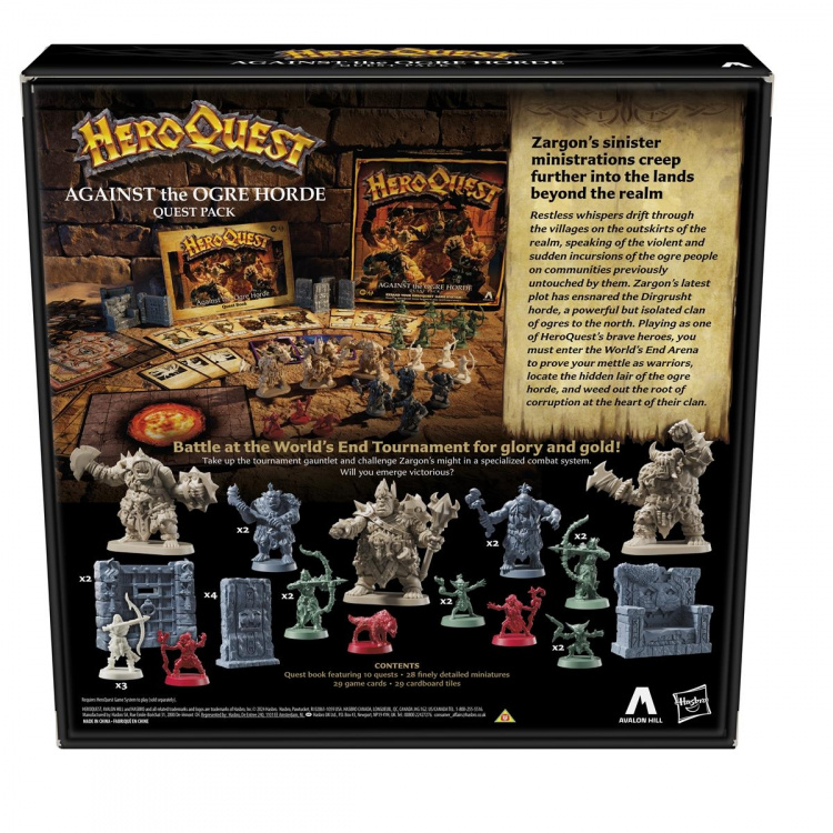 Hasbro HeroQuest Expansion Ogre Horde Quest Pack (EN)