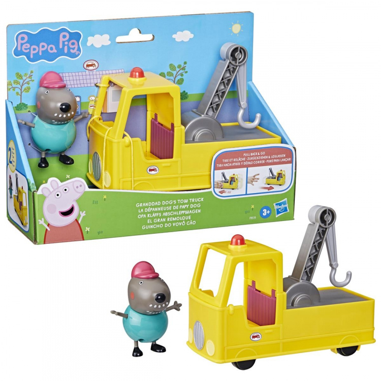Hasbro Peppa Pig Bedstefar Hunde Bugseringsvogn