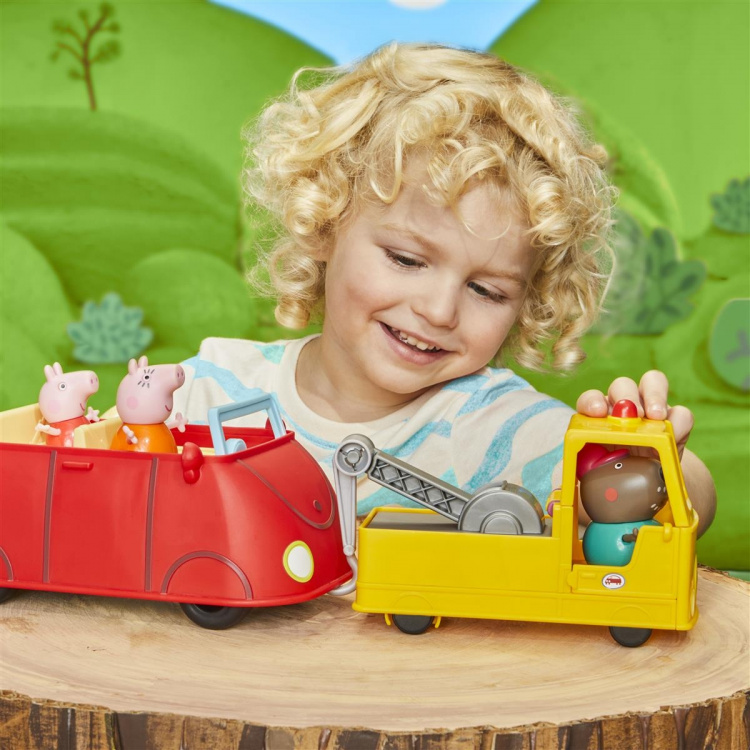 Hasbro Peppa Pig Bedstefar Hunde Bugseringsvogn