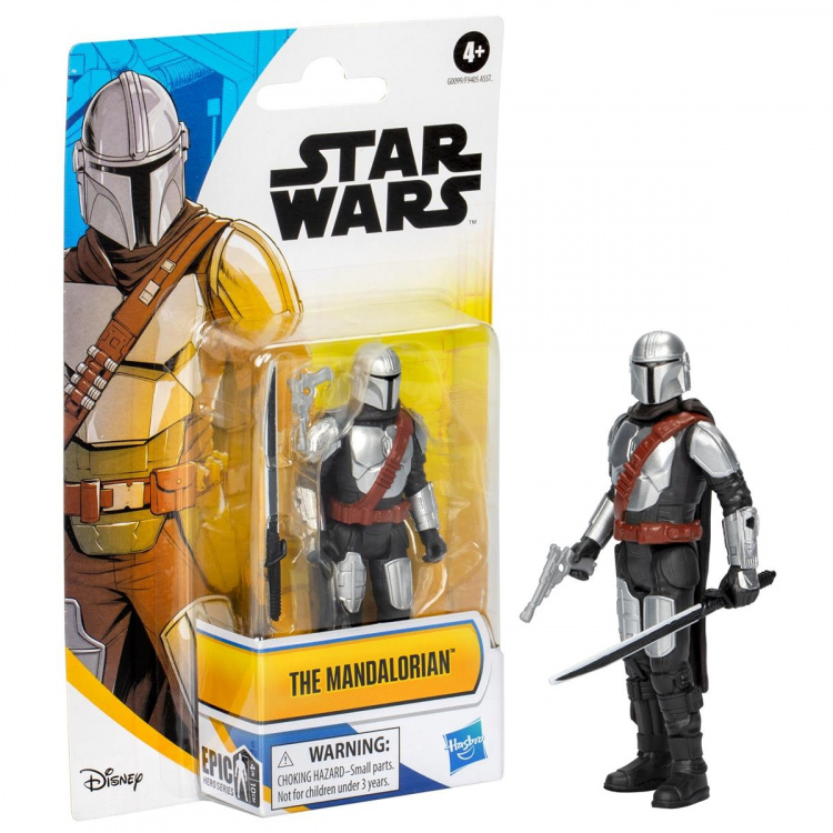 Star Wars Epic Hero Series 4 tommer figur Mandalorian