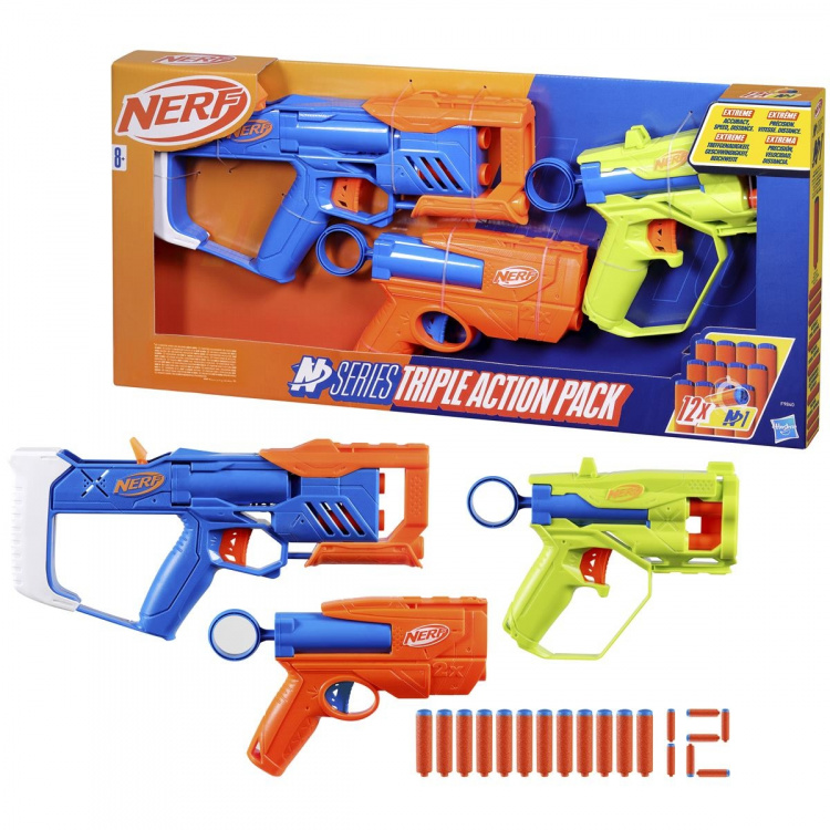 NERF N-Series Triple Action Pack