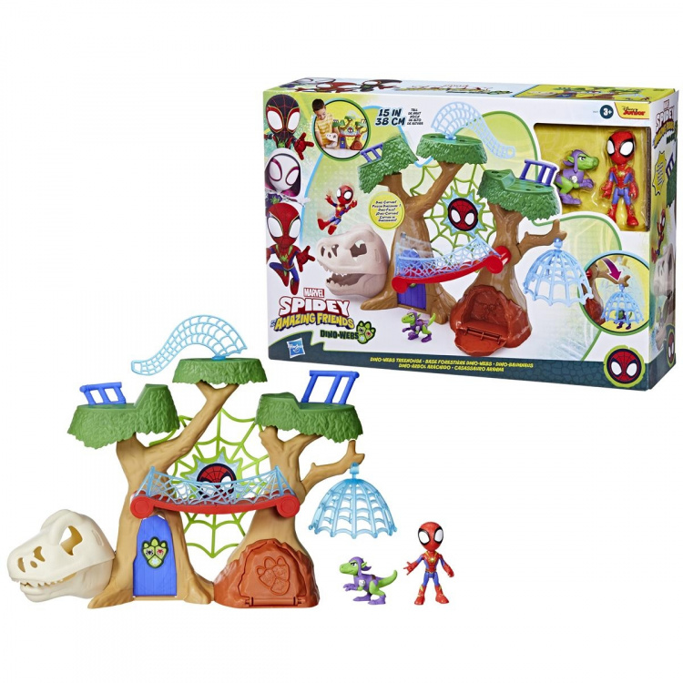 Spidey og hans fantastiske venner Legesæt Dino Webs Træhus