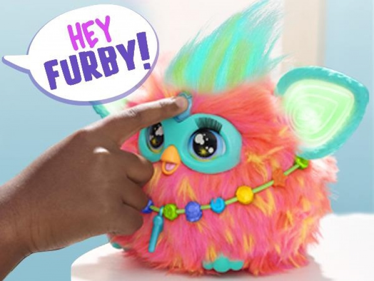 Hasbro Furby Interactive Plush Toy Coral (EN)