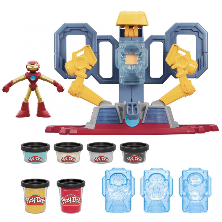 Play-Doh Marvel Iron Man Armor Maker Lab legesæt