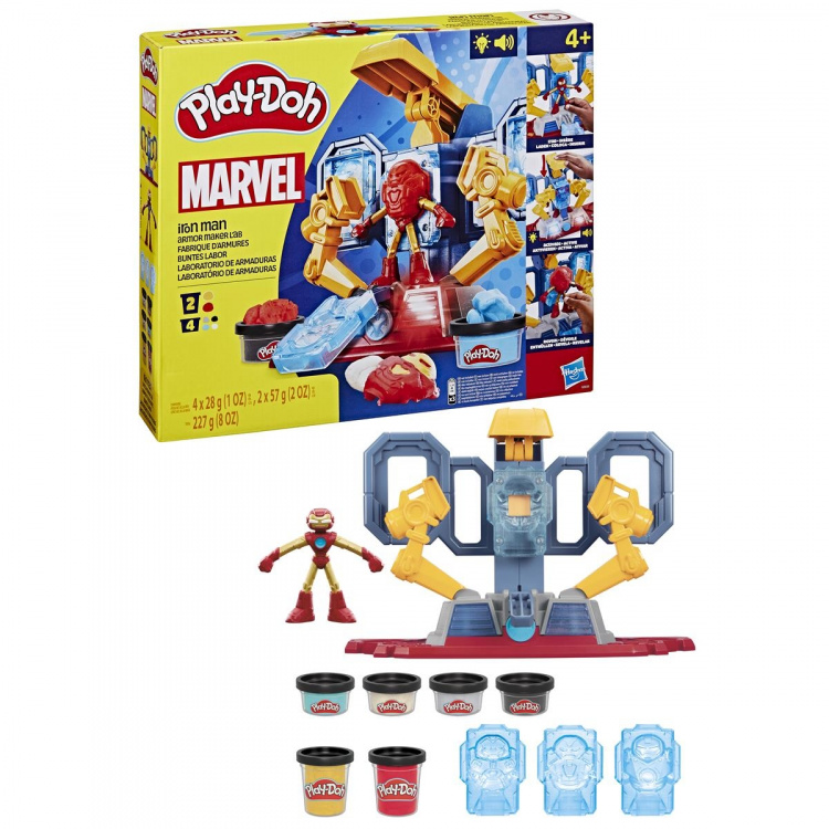 Play-Doh Marvel Iron Man Armor Maker Lab legesæt