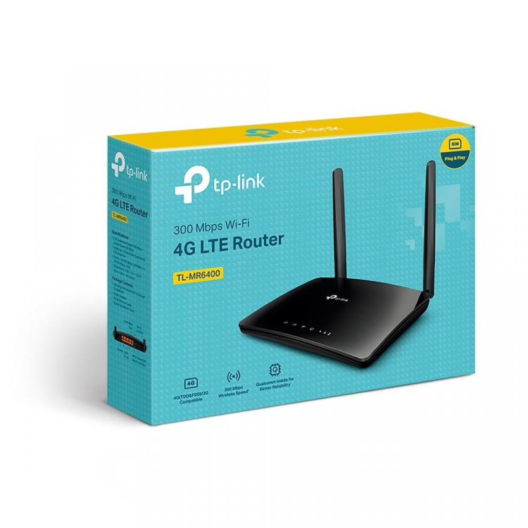 TP-Link 300 Mbps trådløs N 4G LTE-router /TL-MR6400