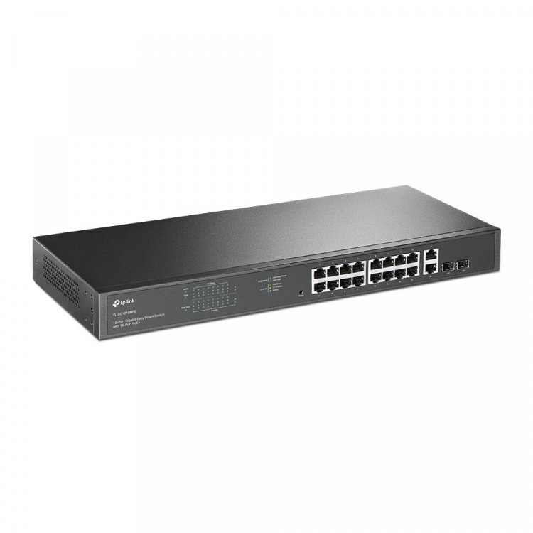 TP-Link 18-port Gigabit Easy Smart Switch med 16-port PoE+