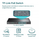 TP-Link 18-port Gigabit Easy Smart Switch med 16-port PoE+