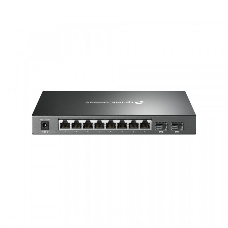 TP-Link 8-port Gigabit Smart PoE-switch med 2 SFP-slots