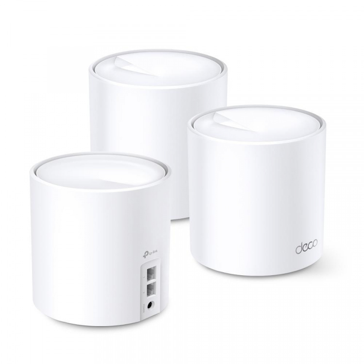 TP-Link Deco X20 (3-pak) Wi-Fi 6 AX1800 Mesh Wi-Fi-system til hele hjemmet