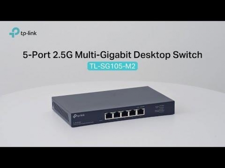 TP-Link 5-Port 2.5G Multi-Gigabit Desktop Switch TP-Link 5-Port 2.5G Multi-Gigabit Desktop Switch
