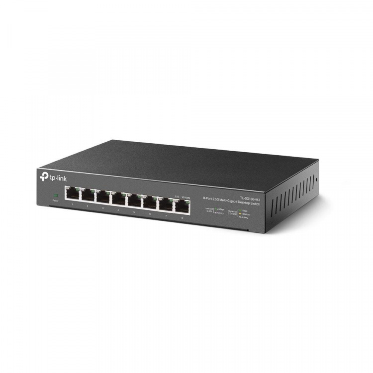 TP-Link 8-port 2,5G Multi-Gigabit Desktop Switch TP-Link 8-port 2,5G Multi-Gigabit Desktop Switch