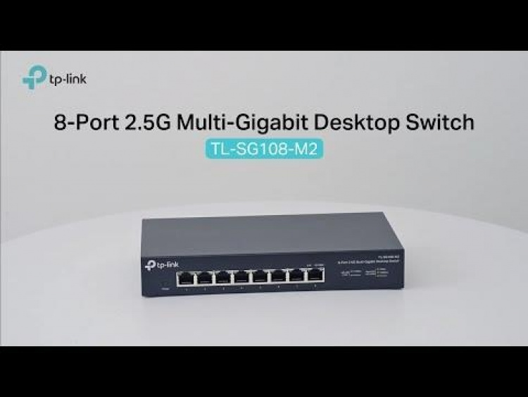 TP-Link 8-port 2,5G Multi-Gigabit Desktop Switch TP-Link 8-port 2,5G Multi-Gigabit Desktop Switch