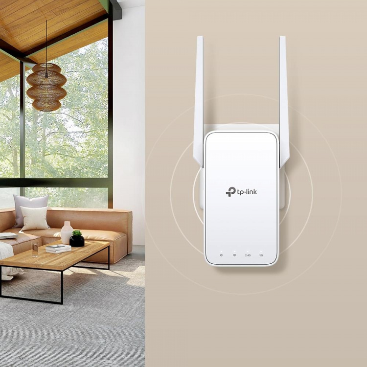 TP-Link AC1200 Mesh Wi-Fi-rækkeviddeforlænger /RE315 TP-Link AC1200 Mesh Wi-Fi-rækkeviddeforlænger /RE315
