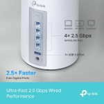 TP-Link Deco BE65 Wi-Fi 7 BE9300 Mesh Wi-Fi-system til hele hjemmet (1-pak) TP-Link Deco BE65 Wi-Fi 7 BE9300 Mesh Wi-Fi-system til hele hjemmet (1-pak)