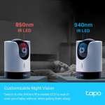 TP-Link Tapo Pan/Tilt AI Wi-Fi-hjemmesikkerhedskamera /Tapo C225 TP-Link Tapo Pan/Tilt AI Wi-Fi-hjemmesikkerhedskamera /Tapo C225