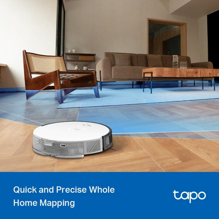 TP-Link Tapo MagSlim LiDAR Navigation Robot Vacuum & Mop+ Smart Auto-Empty Dock /Tapo RV20 Mop Plus