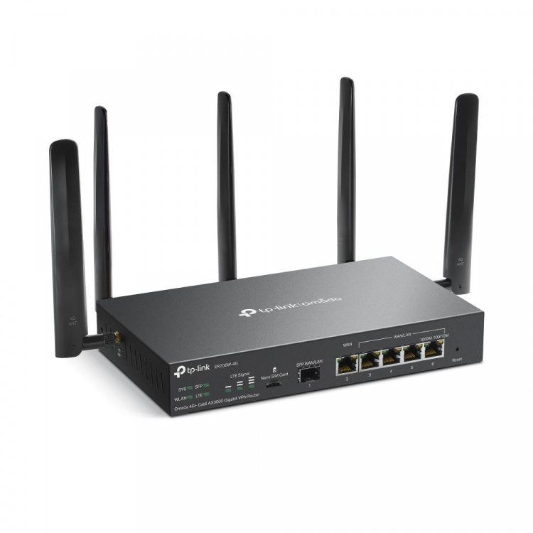 TP-Link AX3000 Omada 4G+ Cat6 Gigabit VPN Router /ER706W-4G