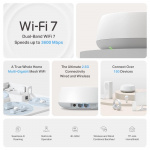 TP-Link Deco BE25 BE3600 Whole-Home Mesh Wi-Fi 7 System (1-pak)