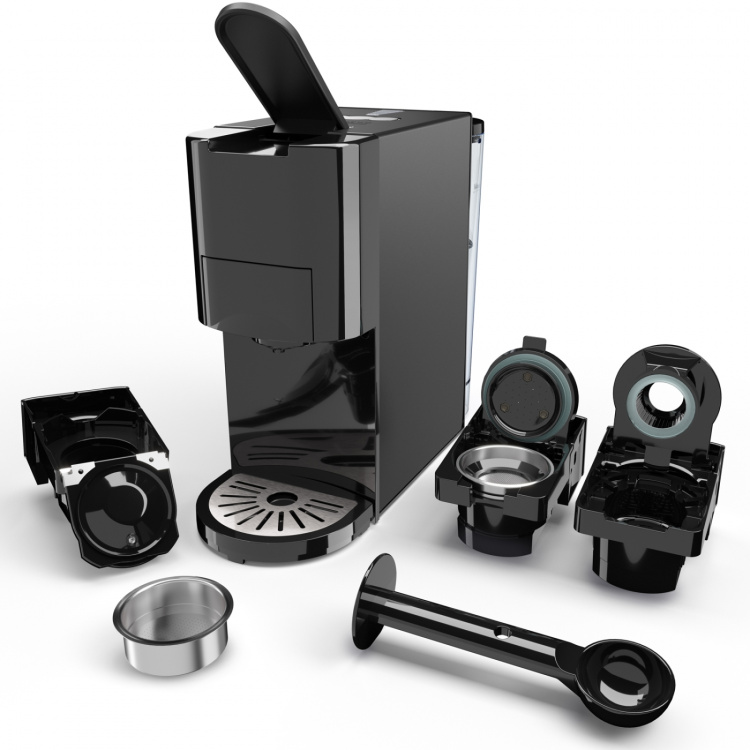 Princess Multi Kapselmaskin rostfritt stål 4-in-1 249454 Automatic