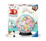 Ravensburger Puslespil Squishmallows 3D Ball 72p