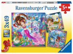 Ravensburger Charmerende havfruer 3x49p - 08063