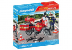 Playmobil Brandmotorcykel og oliespildshændelse (71466)