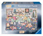Ravensburger Puslespil Crazy Cats Christmas Crackers 1000p (12001244)