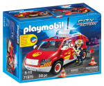 Playmobil Brandchefens bil med lys og lyd (71375)
