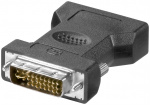 Goobay Analog DVI-I/VGA-adapter, DVI-I plug Dual Link (24 + 5 stift) > VGA-uttag (15-pin)