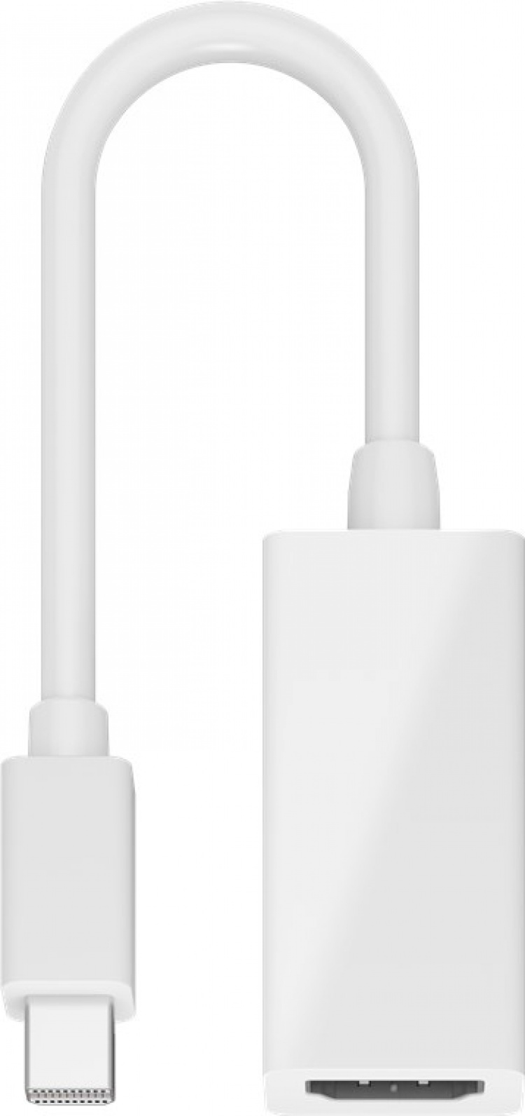 Goobay Mini DisplayPort™/HDMI™-adapterkabel 1.1 Mini DisplayPort plugg > HDMI™-uttag (typ A)