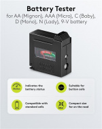 Goobay Batteriprovare för standardbatterier