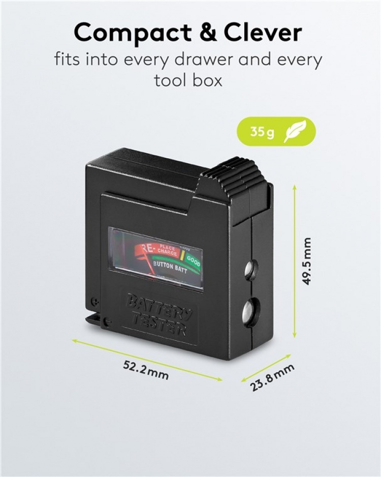Goobay Batteriprovare för standardbatterier