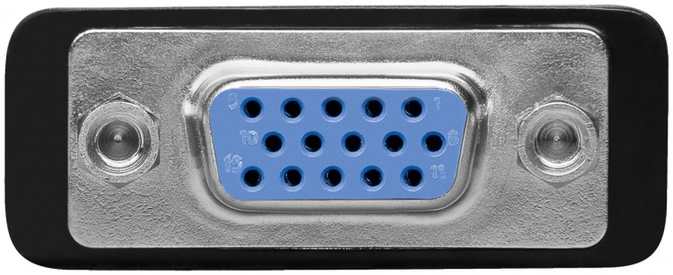 Goobay Analog DVI-I/VGA-adapter, Guldpläterad DVI-I plug Dual Link (24 + 5 stift) > VGA-uttag (15-pin)