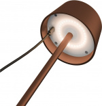 Goobay Trådlös LED-bordslampa med solcell, brons med touchkontroll, 150 lm, varmvit (3000 K), steglöst dimbar