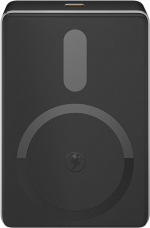 Goobay Magnetisk trådlös powerbank 10.000 mAh fäster magnetiskt på baksidan av mobiltelefonen, perfekt för samtidig laddning och telefonering