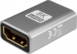 Goobay HDMI™-adapter, koppling, guldpläterad, 8K @ 60 Hz HDMI™-uttag (typ A) > HDMI™-uttag (typ A) Goobay HDMI™-adapter, koppling, guldpläterad, 8K @ 60 Hz HDMI™-uttag (typ A) > HDMI™-uttag (typ A)