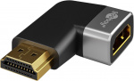 Goobay HDMI™ vinkeladapter 270° horisontal, 8K @ 60 Hz, guldpläterad HDMI™-uttag (typ A) > HDMI™ kontakt (typ A) 270 ° Goobay HDMI™ vinkeladapter 270° horisontal, 8K @ 60 Hz, guldpläterad HDMI™-uttag (typ A) > HDMI™ kontakt (typ A) 270 °