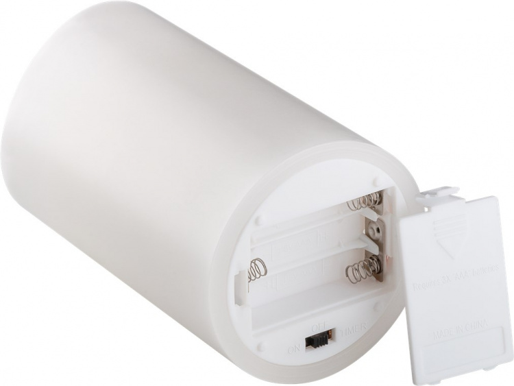 Goobay 4-pack LED-ljus av äkta vax, vit, inkl. 12x AAA (LR03) med timerfunktion och pendelveke, batteridriven, varmvitt (2700 K) Goobay 4-pack LED-ljus av äkta vax, vit, inkl. 12x AAA (LR03) med timerfunktion och pendelveke, batteridriven, varmvitt (2700 K)